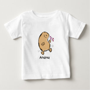 Camiseta De Bebé Sr. Human Bean T Shirt