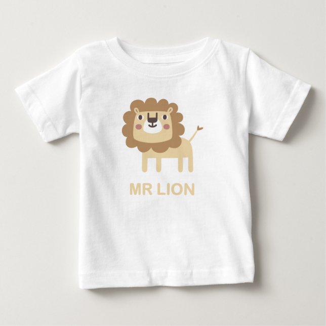 Camiseta De Bebé Sr. Lion (Anverso)