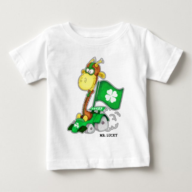 Camiseta De Bebé Sr. Lucky. Divertido Día de San Patricio (Anverso)