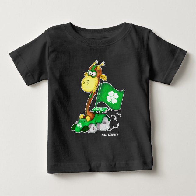 Camiseta De Bebé Sr. Lucky. Divertido Día de San Patricio (Anverso)