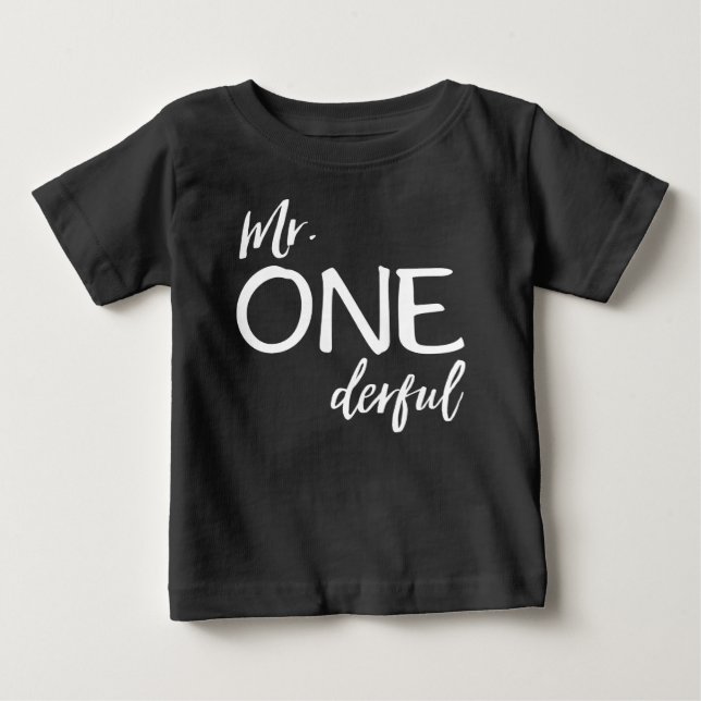 Camiseta De Bebé Sr. Onemaravilloso (Anverso)