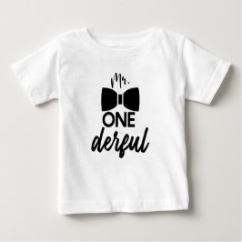 Camiseta De Bebé Sr. ONEmaravilloso primer cumpleaños