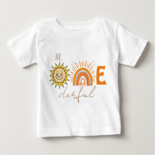 Camiseta De Bebé Sr.Onemaravillosos arcoiris y sol Fiesta bebé prim