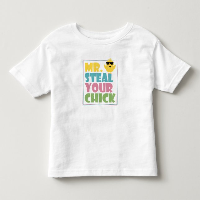 Camiseta De Bebé Sr. Roba su Pascua de Pollos (Anverso)