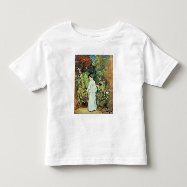 Camiseta De Bebé Sra. Constable en su jardín (Anverso)