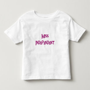 CAMISETA DE BEBÉ SRTA. INDEPENDENT