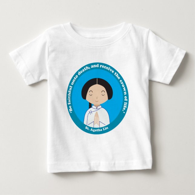Camiseta De Bebé St. Agatha Lin (Anverso)