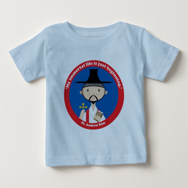 Camiseta De Bebé St. Andrew Kim (Anverso)