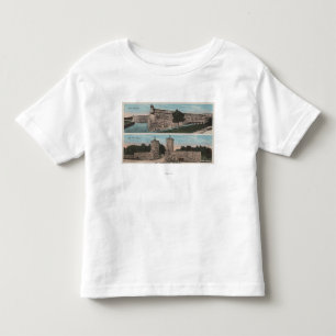 Camiseta De Bebé St Augustine, FL - vista del pie Marion y ciudad