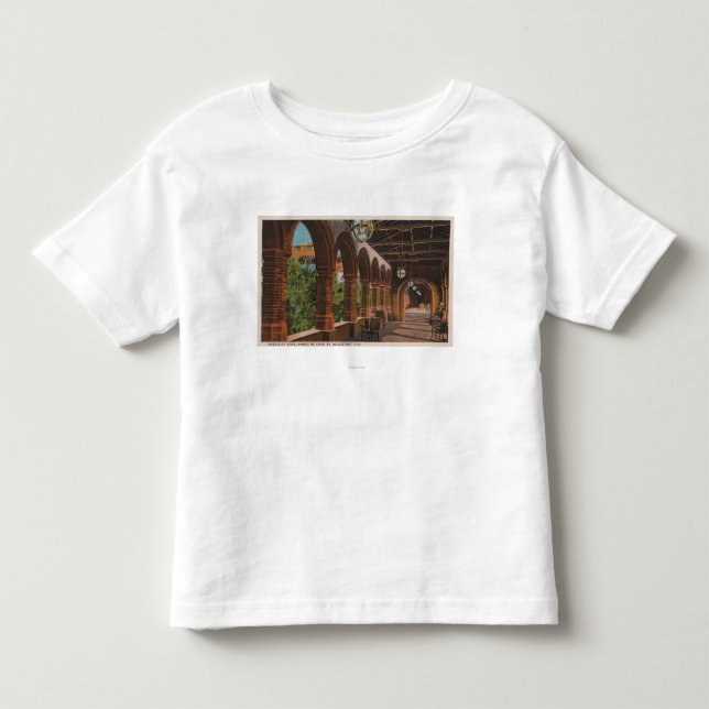 Camiseta De Bebé St Augustine, la Florida - vista del hotel Ponce (Anverso)