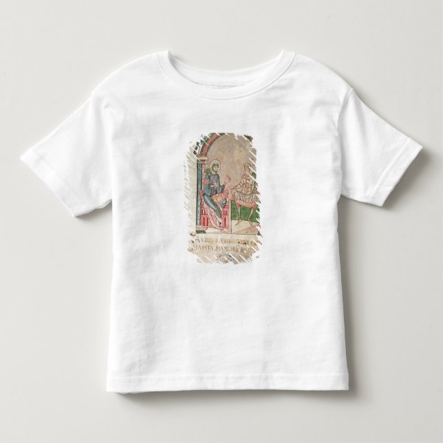 Camiseta De Bebé St Augustine que discute con Faustus (Anverso)