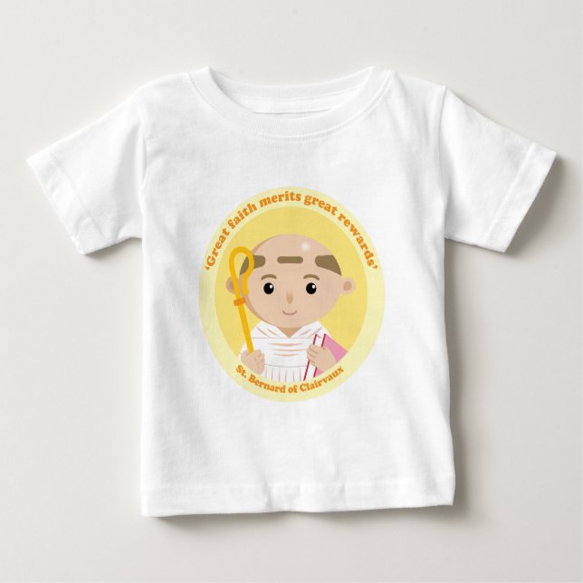 Camiseta De Bebé St Bernard de Clairvaux (Anverso)