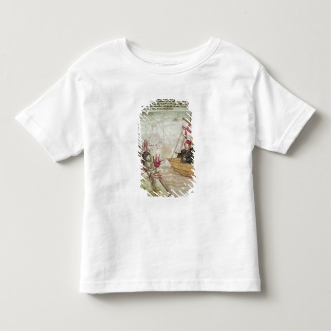 Camiseta De Bebé St. Brendan en su nave (Anverso)