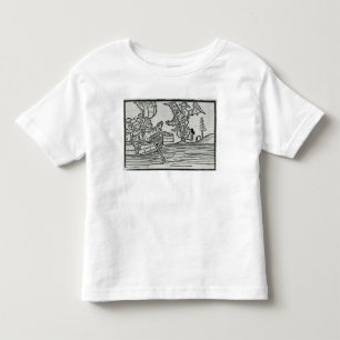 Camiseta De Bebé St. Brendan y el demonio