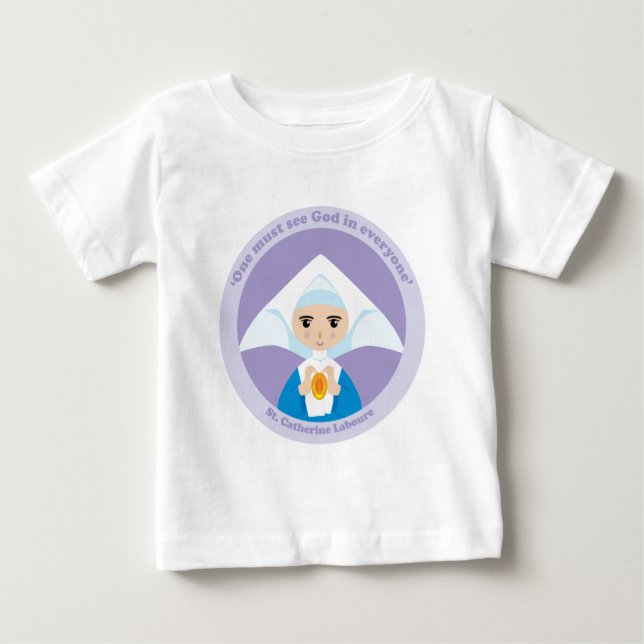 Camiseta De Bebé St. Catherine Laboure (Anverso)