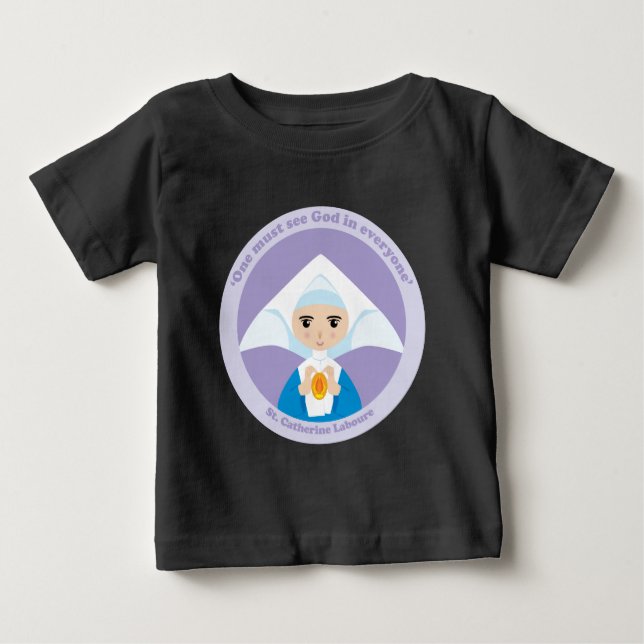 Camiseta De Bebé St. Catherine Laboure (Anverso)