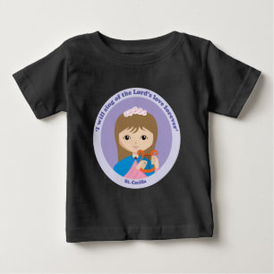 Camiseta De Bebé St. Cecilia