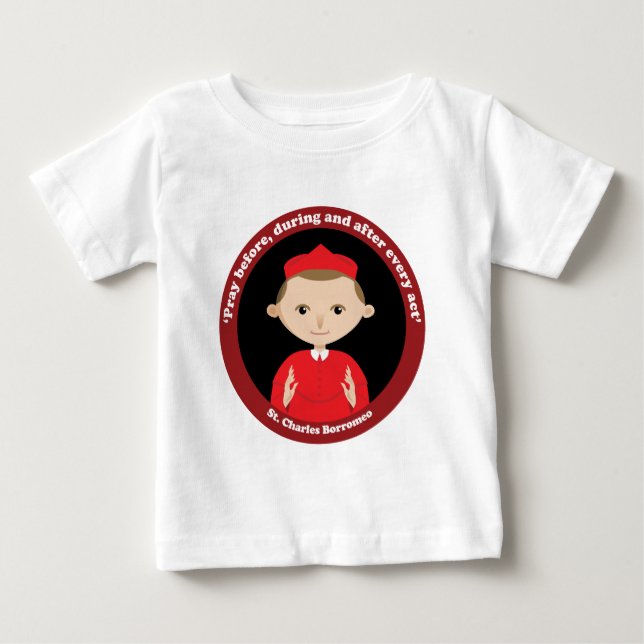 Camiseta De Bebé St Charles Borromeo (Anverso)