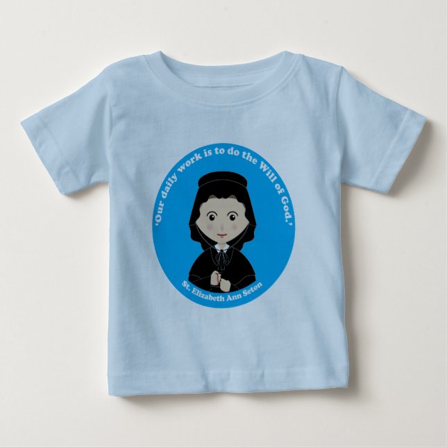Camiseta De Bebé St. Elizabeth Ann Seton (Anverso)