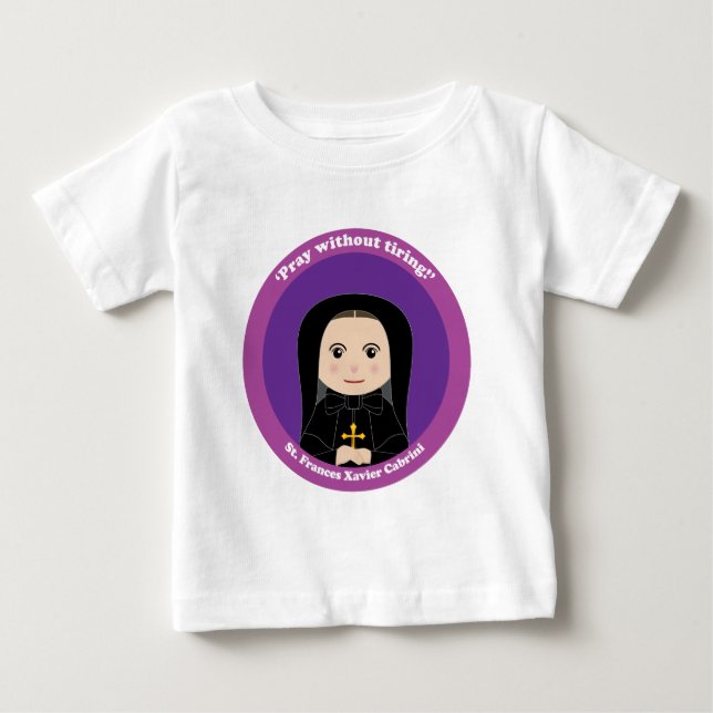 Camiseta De Bebé St. Frances Xavier Cabrini (Anverso)