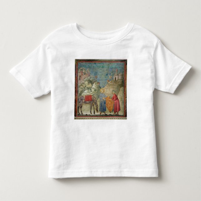Camiseta De Bebé St Francis da su capa a un extranjero (Anverso)