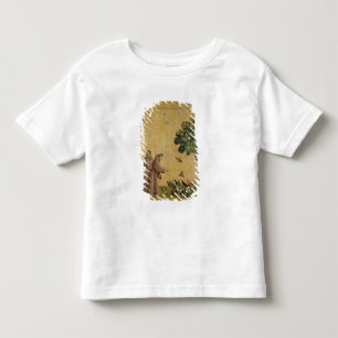 Camiseta De Bebé St Francis de Assisi que predica a los pájaros