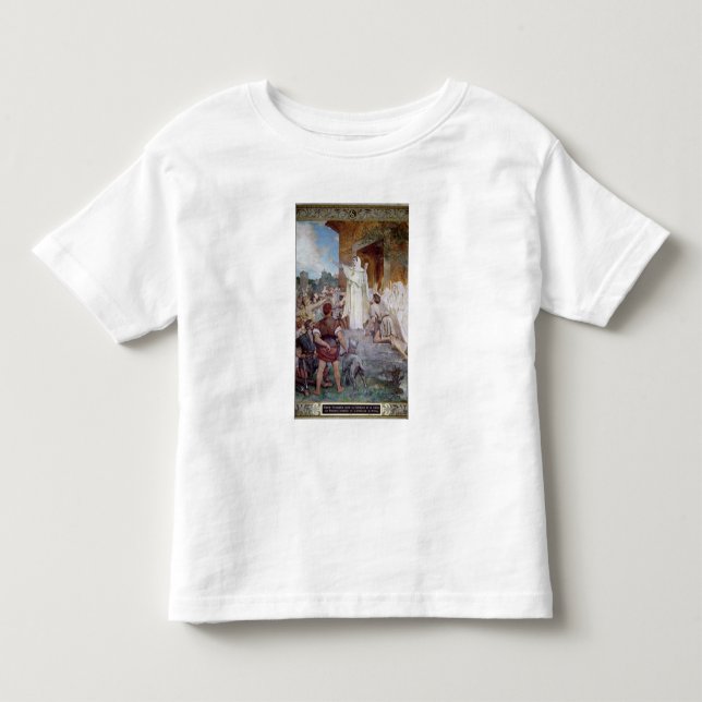 Camiseta De Bebé St. Genevieve que calma el Parisians (Anverso)