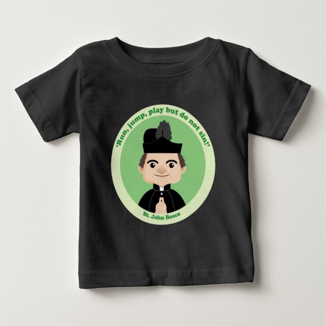 Camiseta De Bebé St. John Bosco (Anverso)