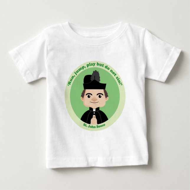 Camiseta De Bebé St. John Bosco (Anverso)