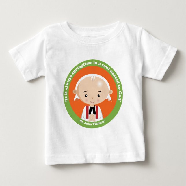 Camiseta De Bebé St. John Vianney (Anverso)