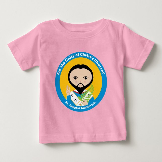 Camiseta De Bebé St. Josaphat Kuntsevych (Anverso)