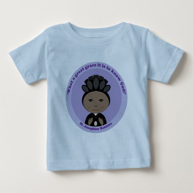 Camiseta De Bebé St. Josephine Bakhita (Anverso)
