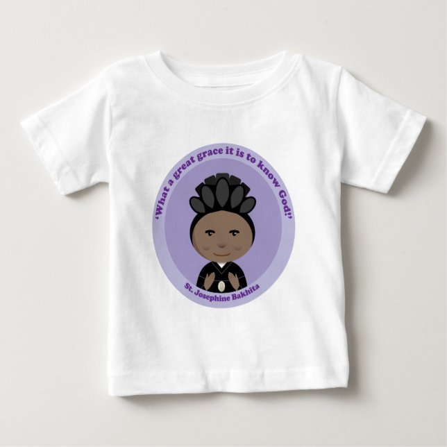 Camiseta De Bebé St. Josephine Bakhita (Anverso)