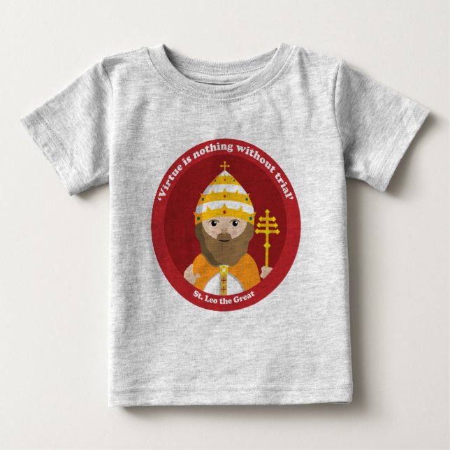 Camiseta De Bebé St. Leo the Great (Anverso)