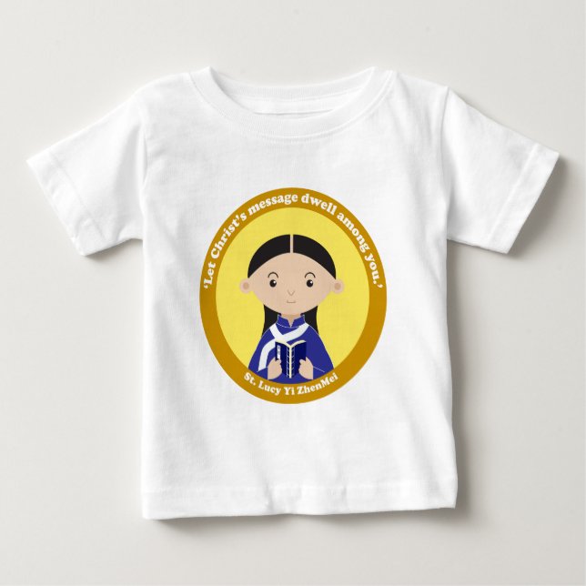 Camiseta De Bebé St. Lucy Yi ZhenMei (Anverso)