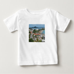 Camiseta De Bebé St. Martin y Marigot Bay Photo Baby