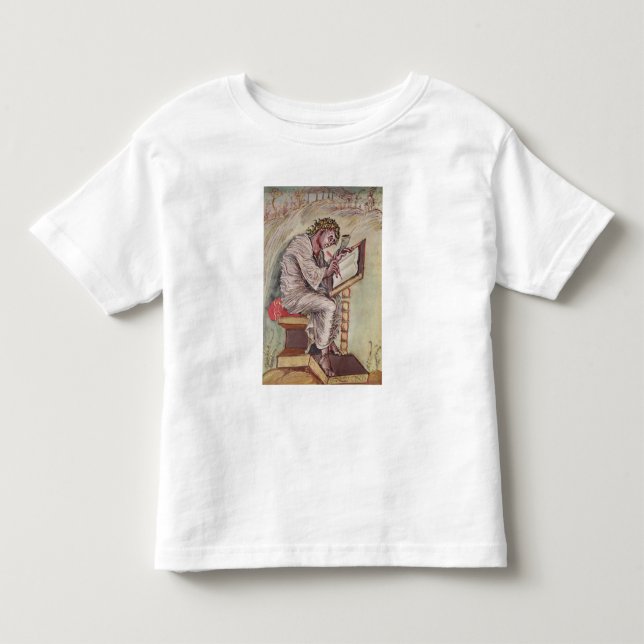 Camiseta De Bebé St Matthew, de los evangelios de Ebbo (Anverso)
