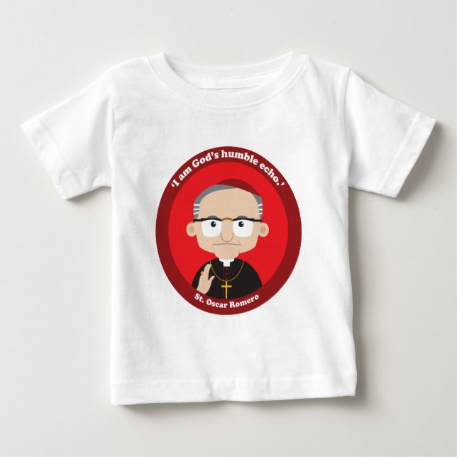 Camiseta De Bebé St. Oscar Romero (Anverso)