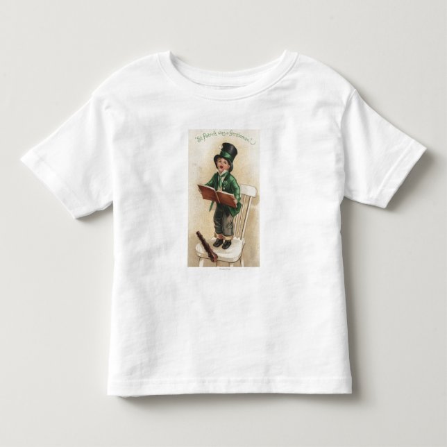 Camiseta De Bebé St. Patrick era un caballero (Anverso)