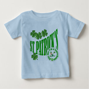 Camiseta De Bebé St Patrick's, bésame soy un leprechaun