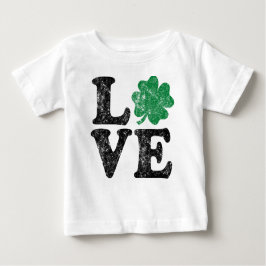 Camiseta De Bebé St Patrick's Day LOVE Shamrock Irish