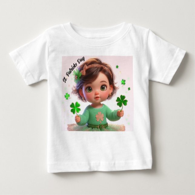Camiseta De Bebé St. Patricks Day niñita (Anverso)