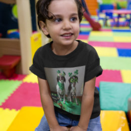 Camiseta De Bebé St. Patrick's Day Perro Fiesta Toddler Dark T-Shir