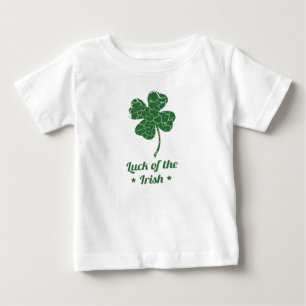 Camiseta De Bebé st patricks trébol afortunado angustiado