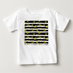 Camiseta De Bebé st patrics trébol blanco negro