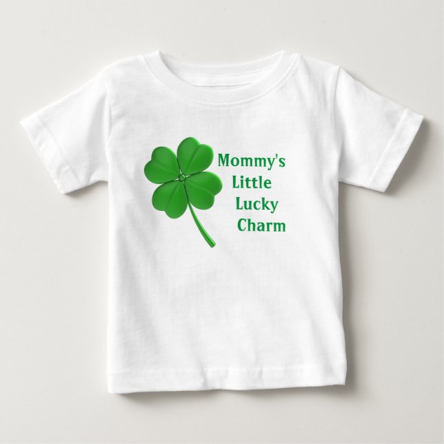 Camiseta De Bebé St. Patty's Day Lucky Charm Baby T-Shirt (Anverso)