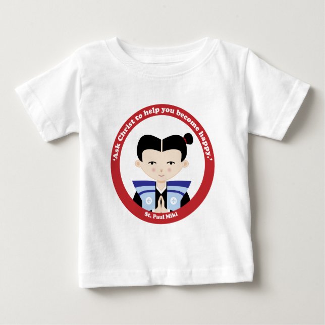 Camiseta De Bebé St. Paul Miki (Anverso)