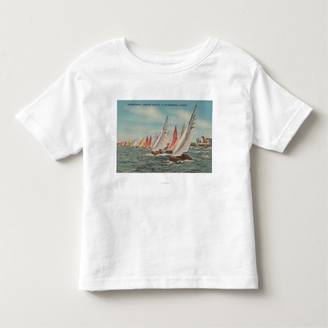Camiseta De Bebé St Petersburg, FL - vista del Regatta del (Anverso)