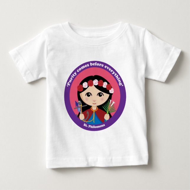Camiseta De Bebé St. Philomena (Anverso)