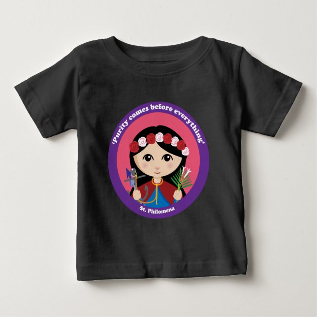 Camiseta De Bebé St. Philomena (Anverso)